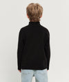 Marithé François Girbaud Kids Classic Logo Half Neck Long Sleeve - Ivory