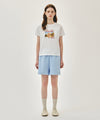 Marithé François Girbaud W AEROCOOL RESORT GRAPHIC TEE