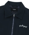 Mahagrid Washed Drizzler Blouson Jacket