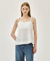 Marithé François Girbaud W PINTUCK CAMISOLE BLOUSE