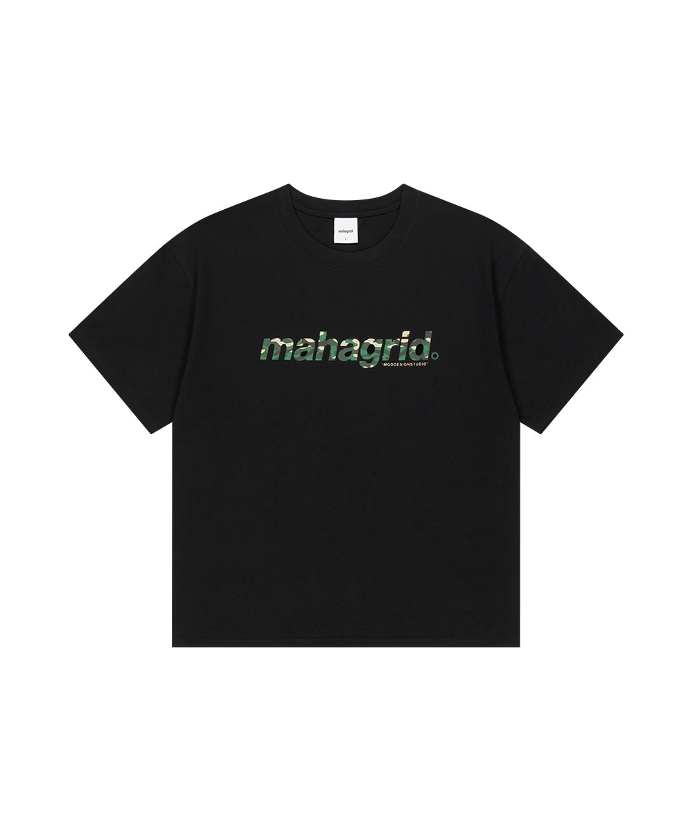 Mahagrid Camo Basic Logo Crop Tee