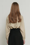 General Idea WOMAN Silky Scarf Blouse