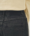 Marithé François Girbaud Women's High Straight Stripe Denim Pants Black