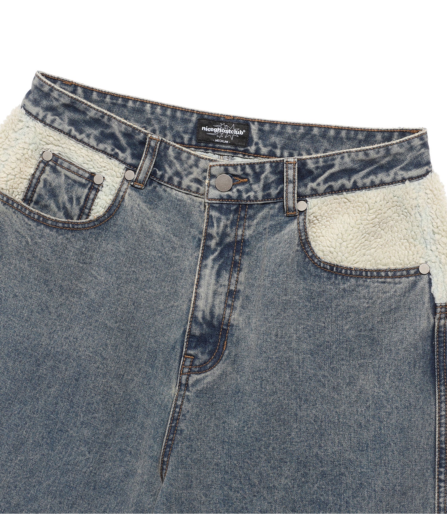 Nice Ghost Club Sherpa Big Pocket Jeans