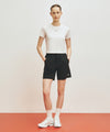 Marithé François Girbaud Marithé SPORT W CLASSIC LOGO CROP TEE navy