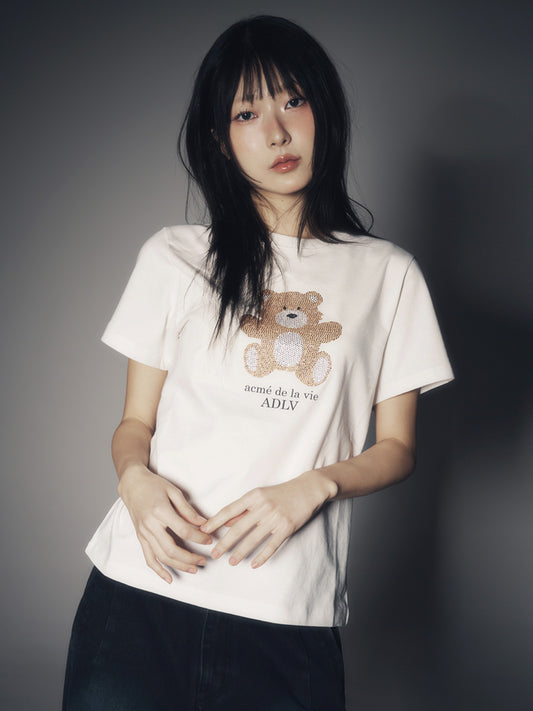 ADLV Woman Cubic Bear Short Sleeve T-Shirt