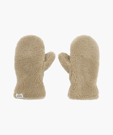 Marithé François Girbaud Regular Logo Fur Mittens