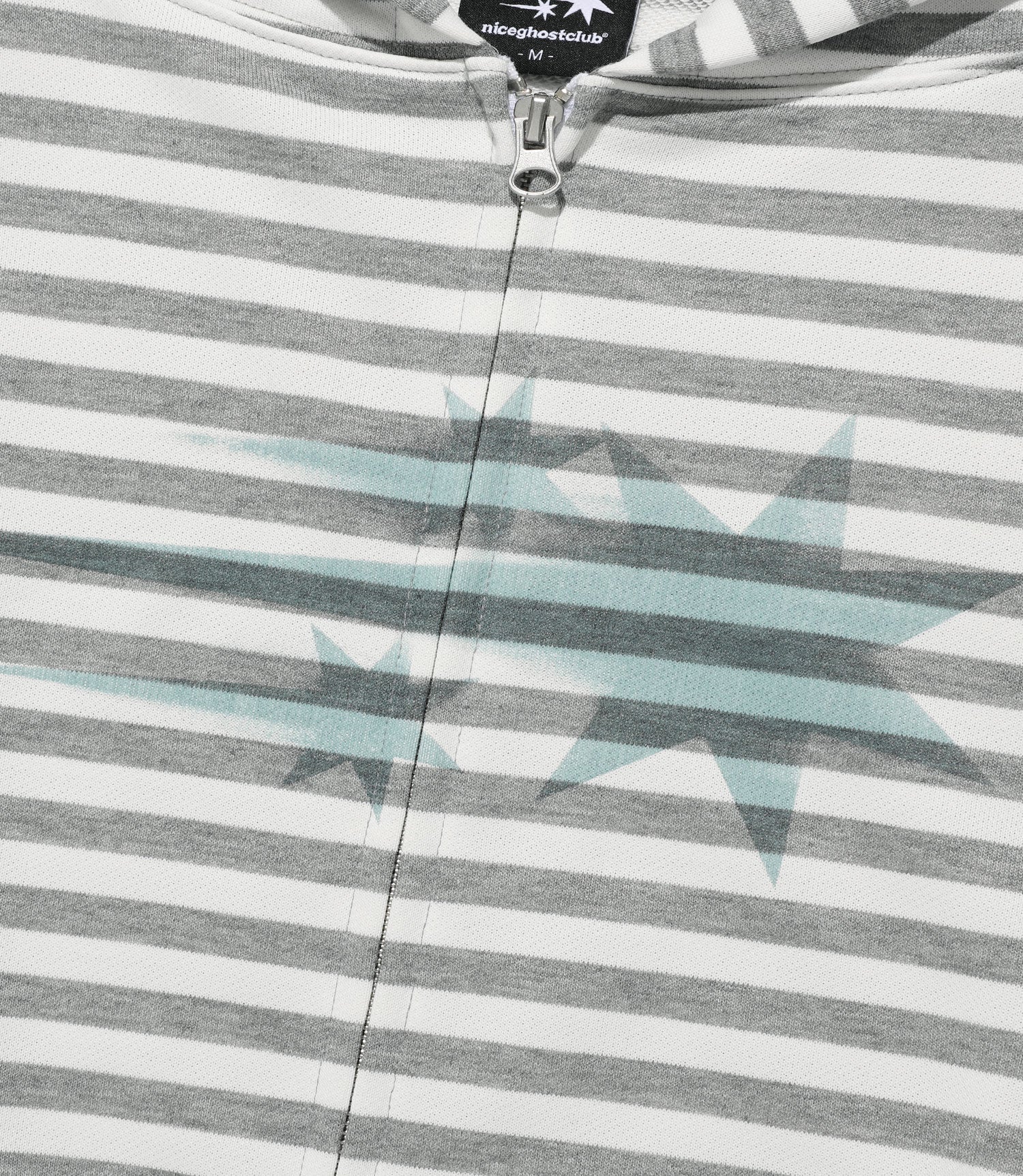 Nice Ghost Club Stripe Rush 3Star Hoodie Zip Up