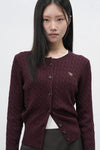General Idea WOMAN Signature Superfine Wool Cable Cardigan