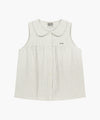 Marithé François Girbaud W ROUND COLLAR SLEEVELESS BLOUSE