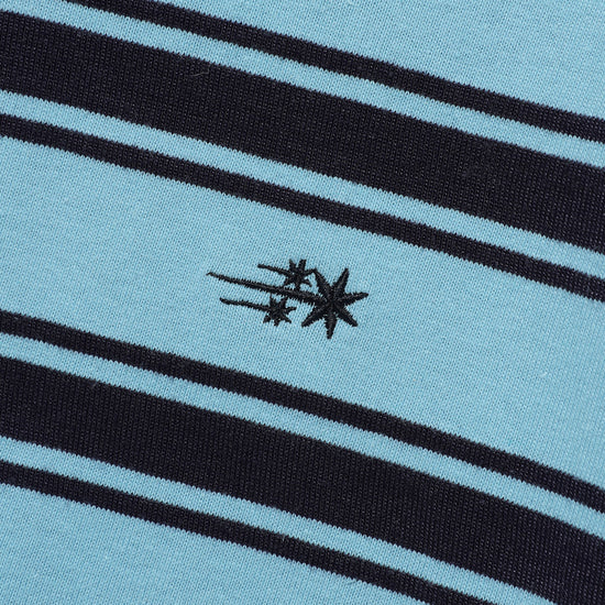 Nice Ghost Club Multi Stripe 3Star Hoodie Zip Up [Navy]