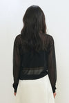General Idea WOMAN Packable Sheer Long Sleeve Cardigan