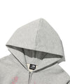 Nice Ghost Club Star Shoes Girl Hoodie Zip Up [Light Grey]