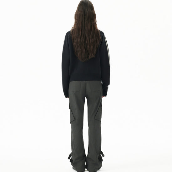 Mahagrid Utility Cargo Flare Pant [Charcoal]