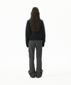 Mahagrid Utility Cargo Flare Pant [Charcoal]