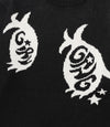 Nice Ghost Club Girl Gang Eyes Fringed Knit