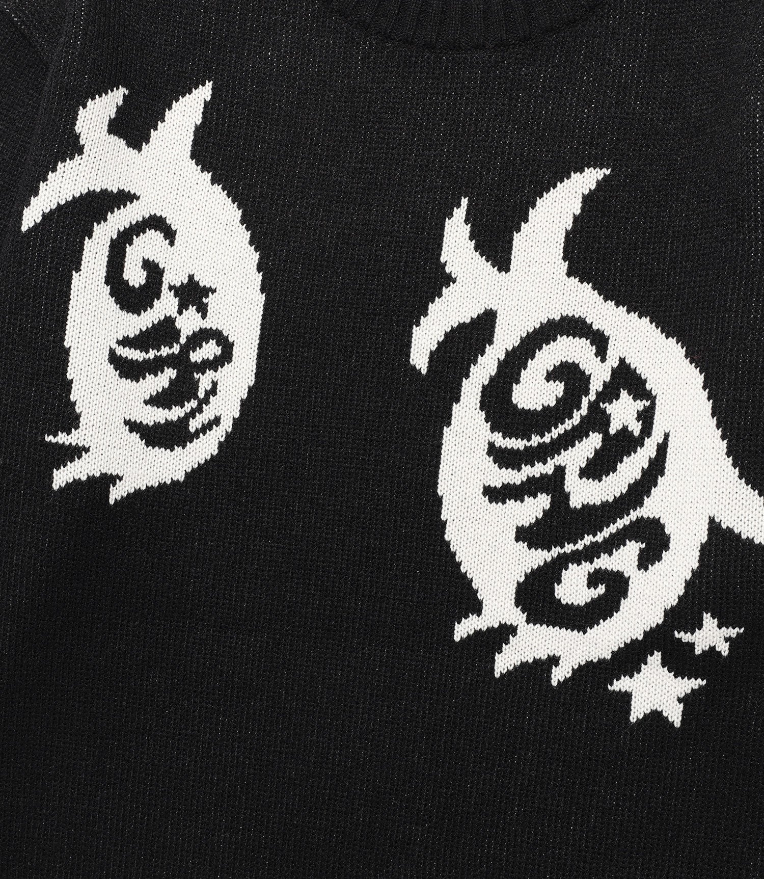 Nice Ghost Club Girl Gang Eyes Fringed Knit