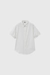 General Idea WOMAN Loose Fit Folded Sleeve Cotton Shirt