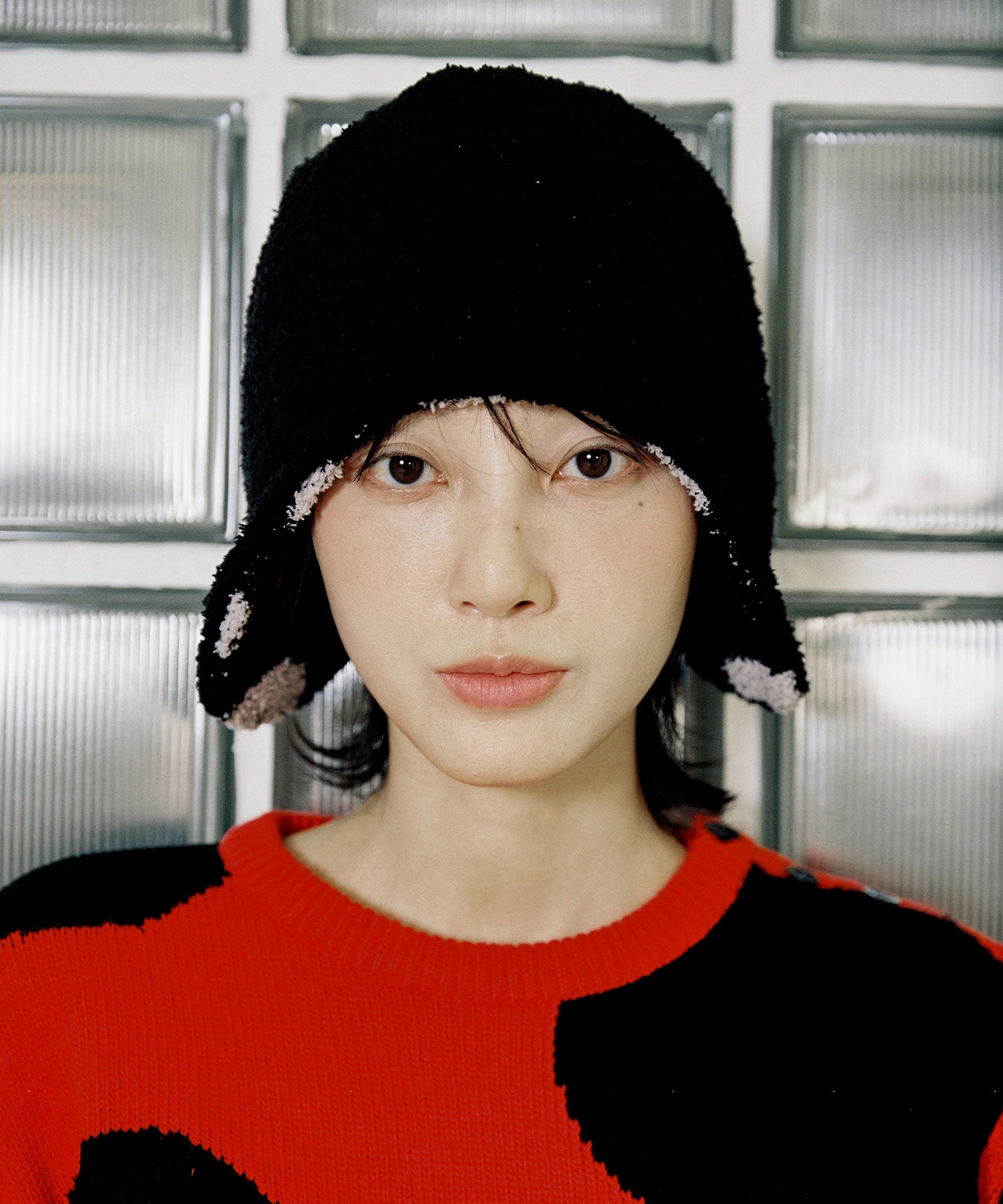 Nice Ghost Club FFATS Dot Earcap Beanie [Black]