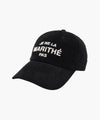 Marithé François Girbaud Lettering Logo Corduroy Cap