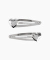 Marithé François Girbaud REGULAR LOGO HEART HAIR PIN 2PACK