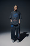 ADLV Mobile Suit Gundam Last Shooting Pigment Washing Short Sleeve T-Shirt