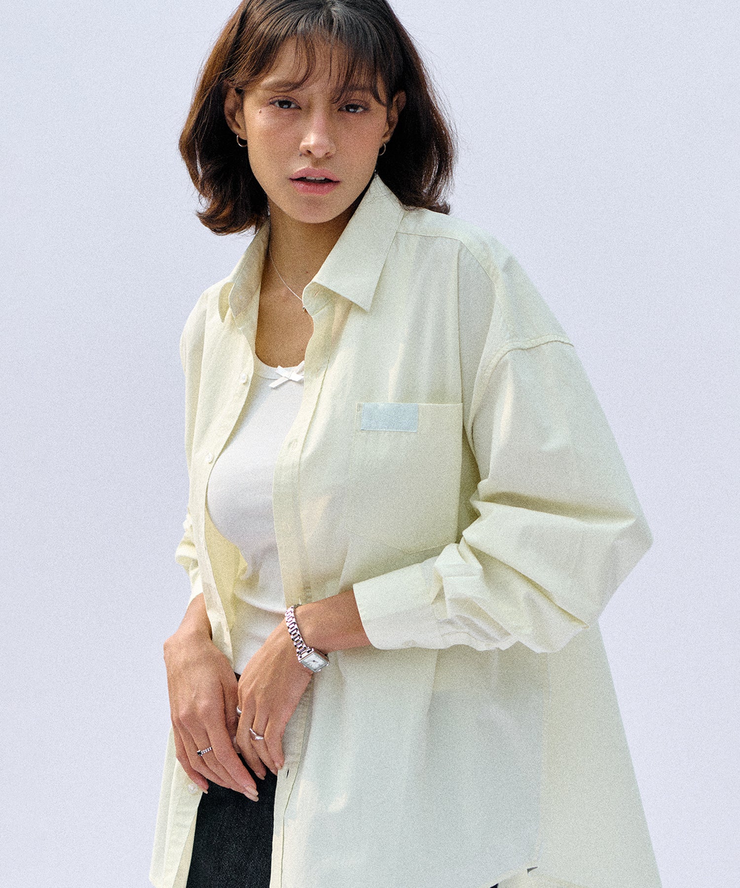 Bitter Cells Melting Paper Overfit Shirt