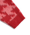 Nice Ghost Club Houndstooth Devil Rose Knit