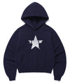 Cavish Women's Star Logo Cropped Hoodie