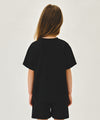 Marithé François Girbaud Kids Doodle Classic Logo Pocket Point Tee Black