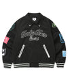 Cavish Funky Town Bomber Jacket [Black]