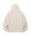 Nice Ghost Club The Girl Gang Waffle Hoodie Zip-Up