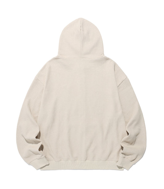 Nice Ghost Club The Girl Gang Waffle Hoodie Zip-Up