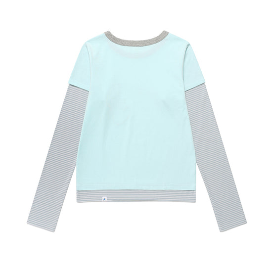 Cavish Women's Strawberry Layered Long Sleeve Tee