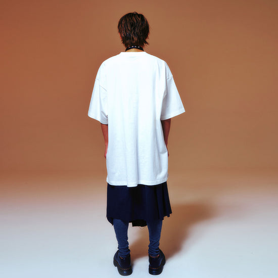 Nice Ghost Club Blue Boy Big Big Tee [White]