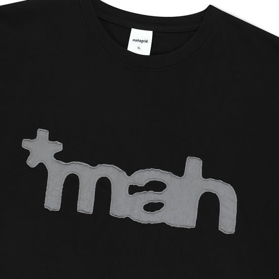 Mahagrid mah Cut Off Applique Tee [Black]