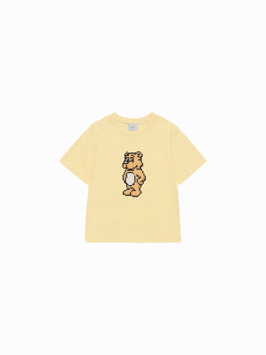 ADLV Kids Block AC Bear Short Sleeve T-Shirt