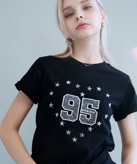Bitter Cells Queenie Star Tee-Black