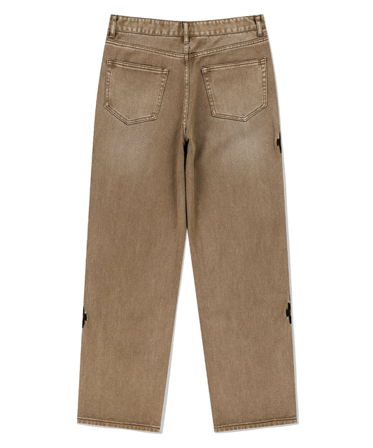 Mahagrid ORTEGA DENIM PANT [BROWN]
