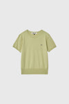 General Idea [KIPPU PICK] WOMAN AIRY ESSENTIAL HALF KNIT [GREEN]