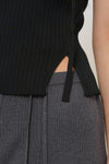 General Idea WOMAN Unbalanced Ribbed Strap Half Knit