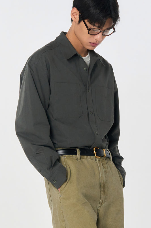 General Idea UNISEX Washed Work Shirt