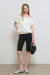 General Idea WOMAN Cap Sleeve Shirring T-Shirt