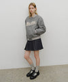 Marithé François Girbaud Wool Varsity Jacket Heather Gray