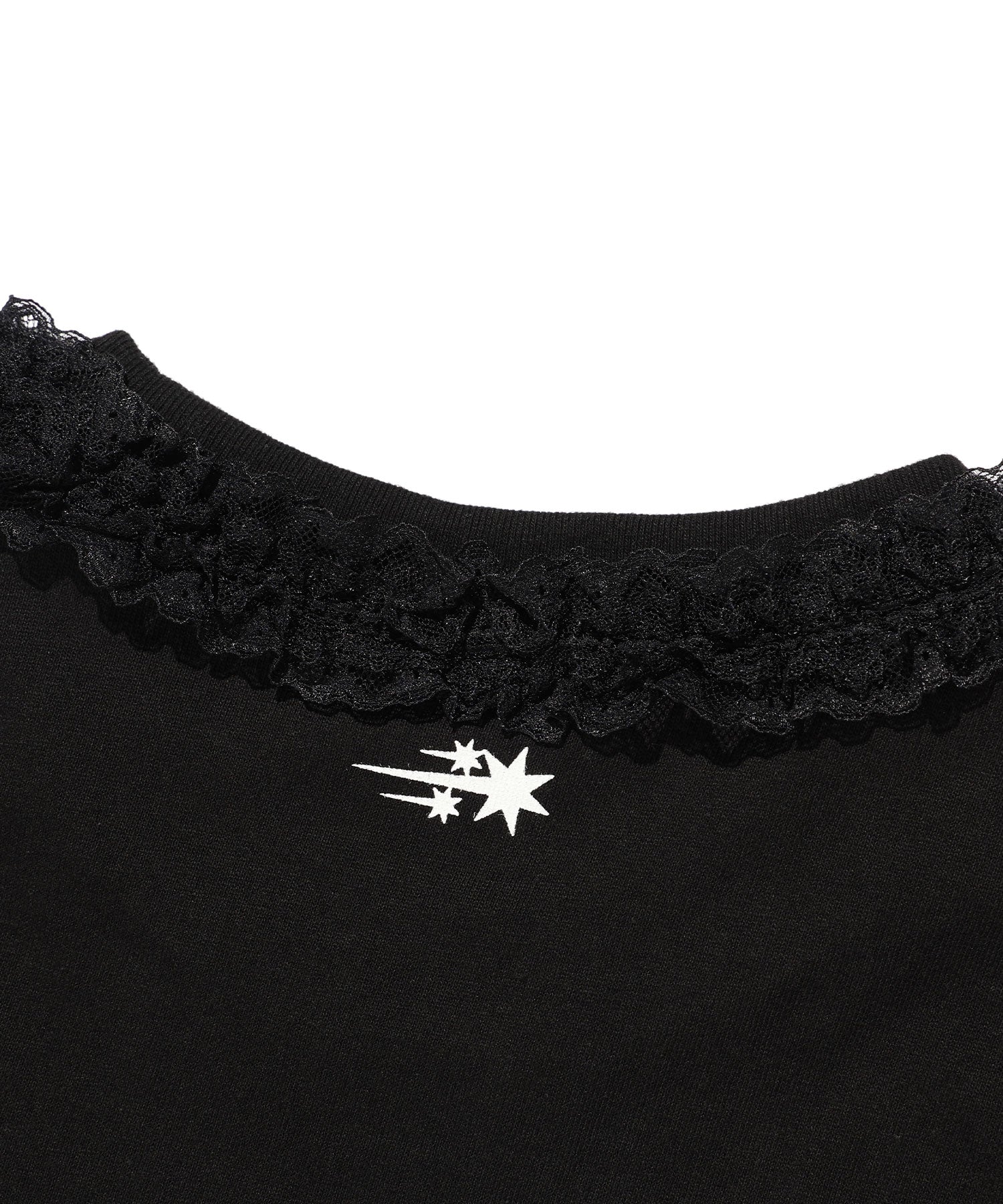 Nice Ghost Club Ghost Angels Lace Tee [Black]
