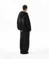 Mahagrid Pray Applique Zip Up Hoodie