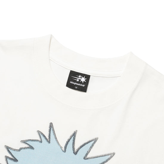 Nice Ghost Club Fist Boy Big Big Tee [White]