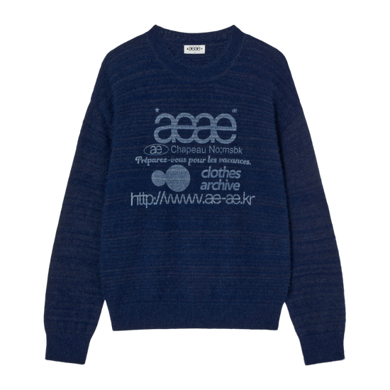 AEAE Web Logo Knit Pullover