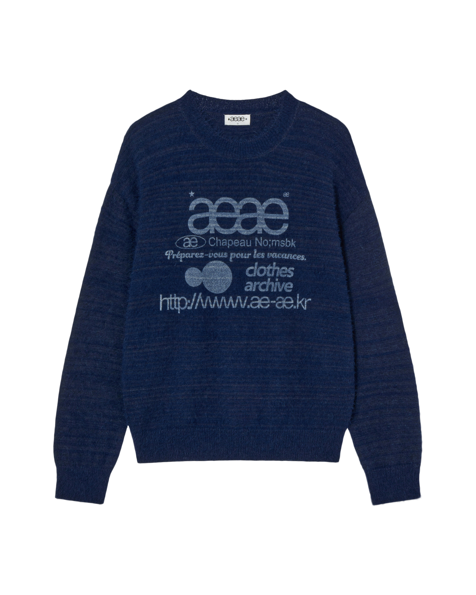 AEAE Web Logo Knit Pullover