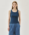 Marithé François Girbaud W REGULAR LOGO SLEEVELESS